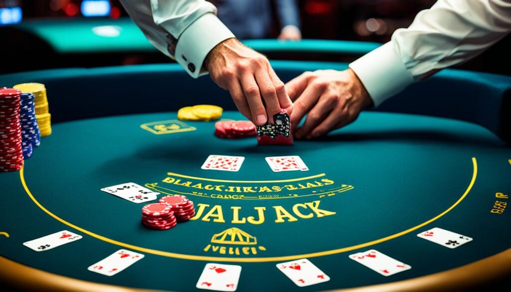 Cara bermain Blackjack online